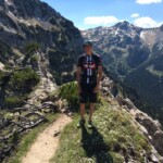 Simon auf den Weg zum Kegel